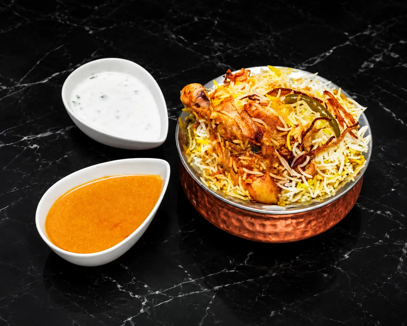 Chicken Hyderabadi Dum Biryani at Hyderabad Biryani House Calgary NE